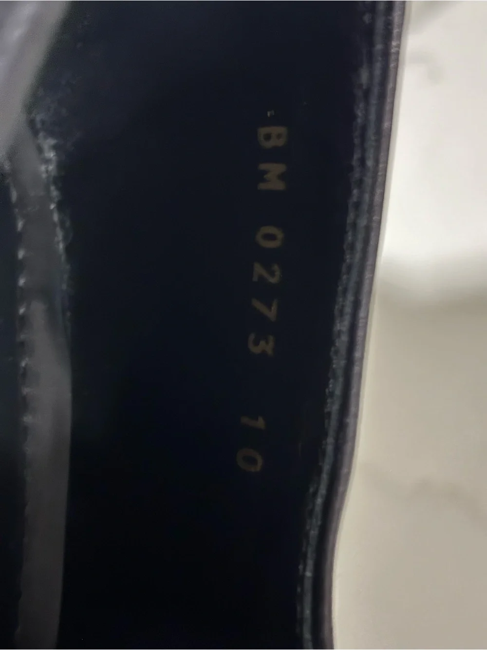 Louis Vuitton polished black